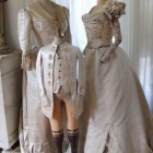 Antieke victoriaanse kleding